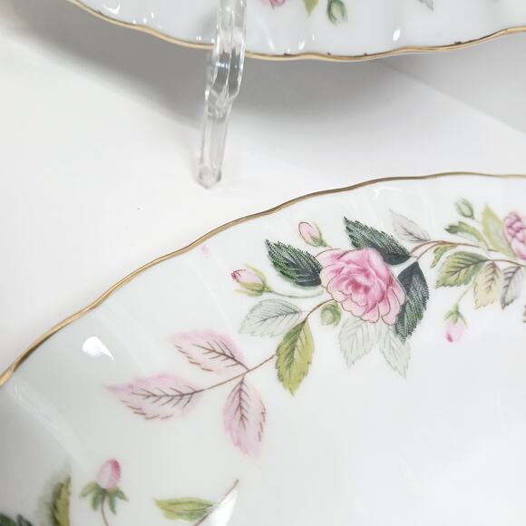 Set of Four Regency Rose #2345 Dinner Plates 10-3/8" by Creative Fine China [WW] - Picture 9 of 11
